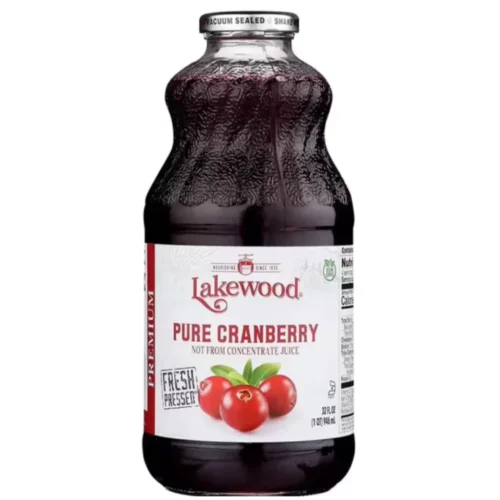 Lakewood Organic Pure Cranberry Juice 32oz 946ml   Lakewood Jus KranberiOrganik 32oz 946ml