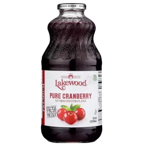 my-11134207-7r98r-luitgon2yfsjdd.webp Lakewood Organic Pure Cranberry Juice 32oz 946ml Lakewood Jus KranberiOrganik 32oz 946ml