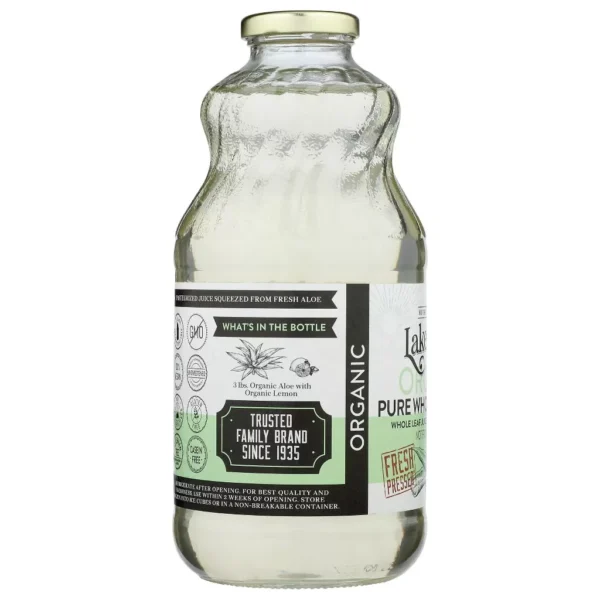 my-11134207-7rasf-m9lf2kcmm5lx30.webp Lakewood Organic PURE Aloe 32oz 946ml Fresh Pressed Juice