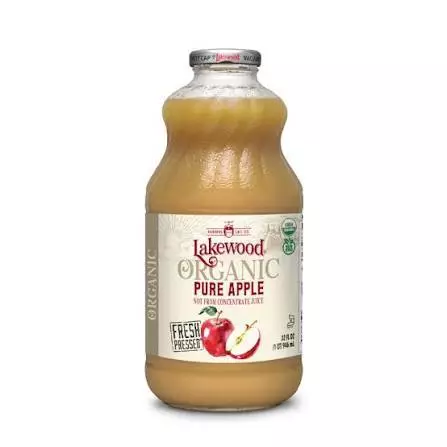 Lakewood Organic Pure Apple Juice  32oz 946ml Jus Epal Organik