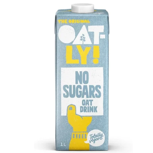 my-11134207-820lc-miv2tgmyeh37b9.webp Oatly No Sugars Reak Oat Drink Totally Vegan Nondairy Milk 1 Liter