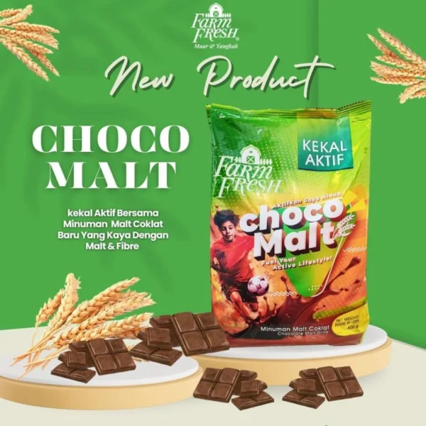 my-11134207-820ld-mid75t0v4vlt73.webp Farm Fresh Family Pack Choco Malt Drink Milk Powder Susu Tepung Malt Coklat 800g