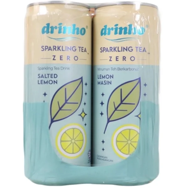 my-11134207-820le-mqpvqqmmb7db3e.webp Drinho Salted Lemon Sparkling Tea Zero Sugar 4 x 320ml