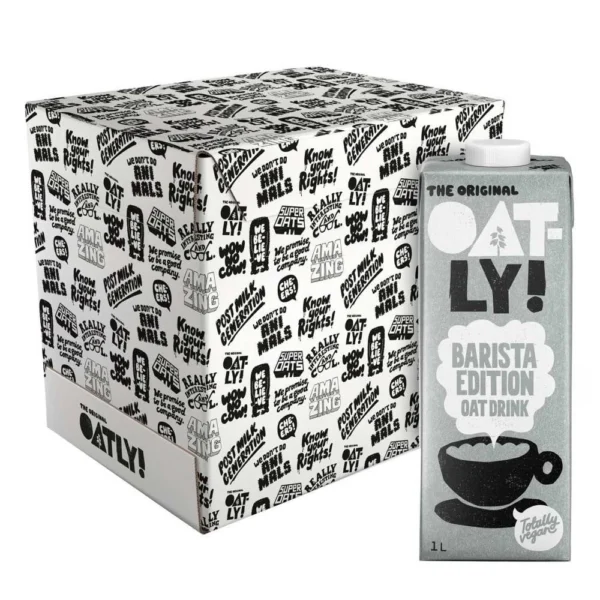 my-11134207-820lg-mib5uactkzy93b.webp Oatly Original Oat Drink Milk Barista Edition No Gluten and Pure Vegan Milk 8 x 1 Liter