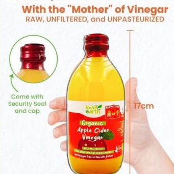 my-11134207-820lg-modzgarirr4e4f.webp Packaging Love Earth Organic Apple Cider Vinegar Cuka Epal Organik 500ml