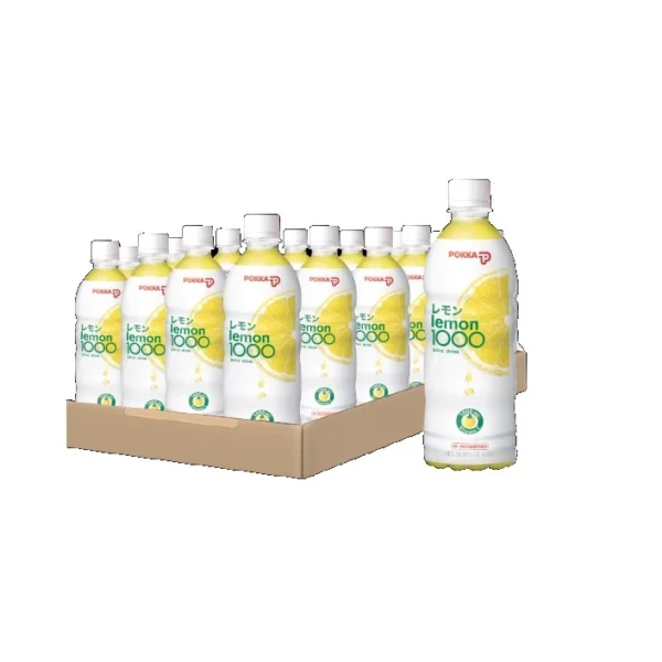 Pokka Lemon 1000mg  Vitamin C  Juice Drink Bottle 24 x 500ml