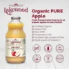 Lakewood Organic Pure Apple Juice  32oz 946ml Jus Epal Organik