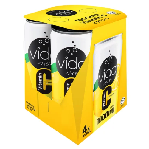 sg-11134201-7repa-m2yfv9egynjb11.webp VIDA Vitamin C 1000mg Lemon Sparkling Flavoured Drink 4x325ml