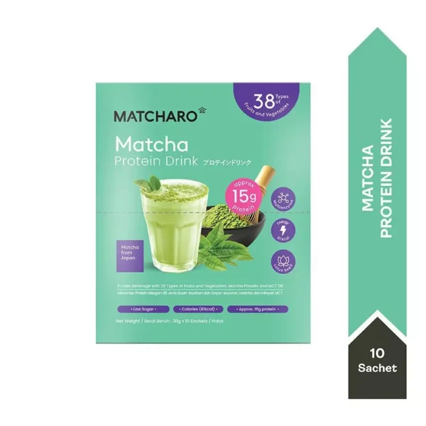 MATCHARO Matcha Protein Drink 20gX10s