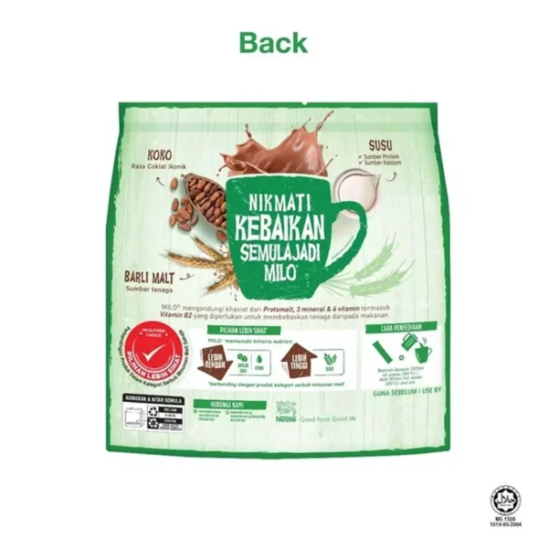 MILO Activ GO 3in1 Chocolate Malt Drink 14 sx33g