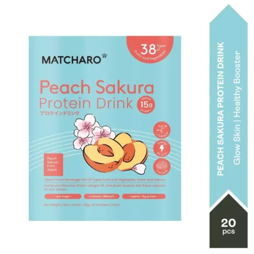 sg-11134201-8258e-ms0sa0oqumma1b.webp MATCHARO Peach Sakura Protein Drink 20gX10s