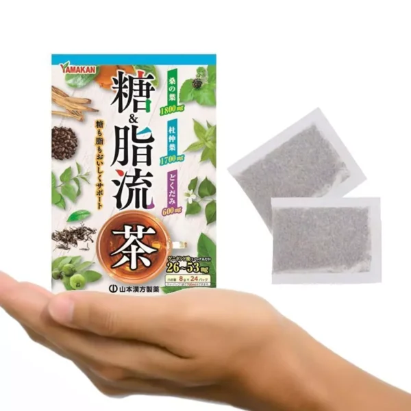 sg-11134201-8258v-mrjugb147ablc8.webp Yamamoto Kanpo Mixed Herbal Tea Sugar Oil Flow 8g x 24s