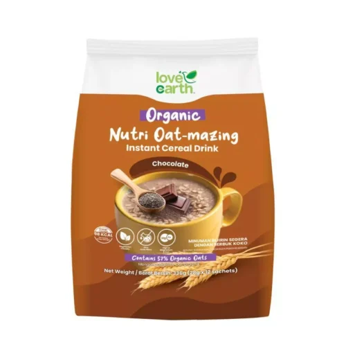 sg-11134201-825a3-ms0qo2j99w5k87.webp LOVE EARTH Nutri Oat mazing tant Cereal Drink Chocolate 28g x 12s