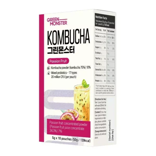 sg-11134201-825ad-mrjnl669dwqqb1.webp Green Monster Kombucha Passion Fruit Flavoured 5gx10s