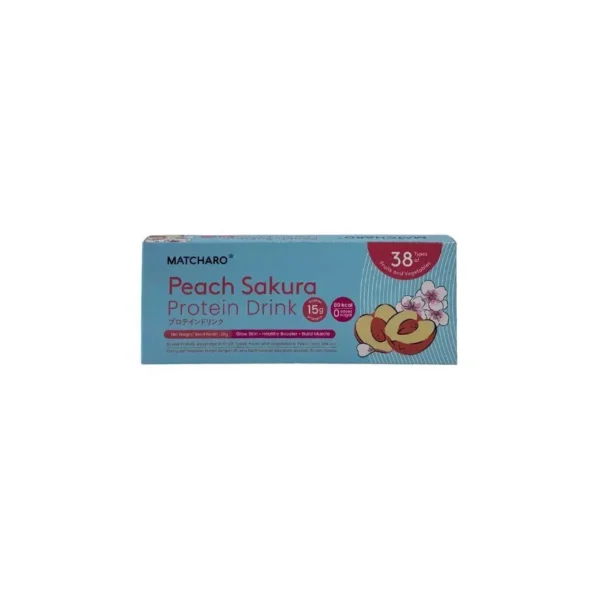 MATCHARO Peach Sakura Protein Drink 2s