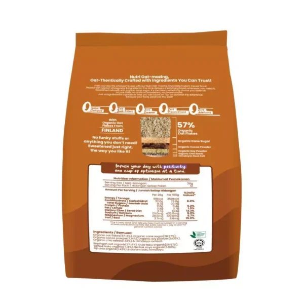 LOVE EARTH Nutri Oat mazing tant Cereal Drink Chocolate 28g x 12s