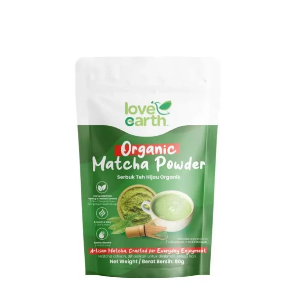 sg-11134201-825b8-ms14cnc0nqx154.webp LOVE EARTH Organic Matcha Powder 80g